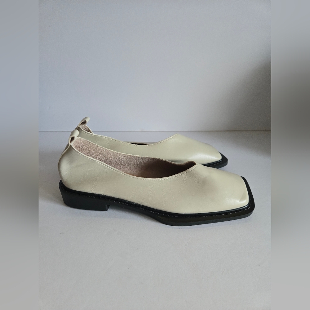 Square Toe Flats - Picture 4 of 8